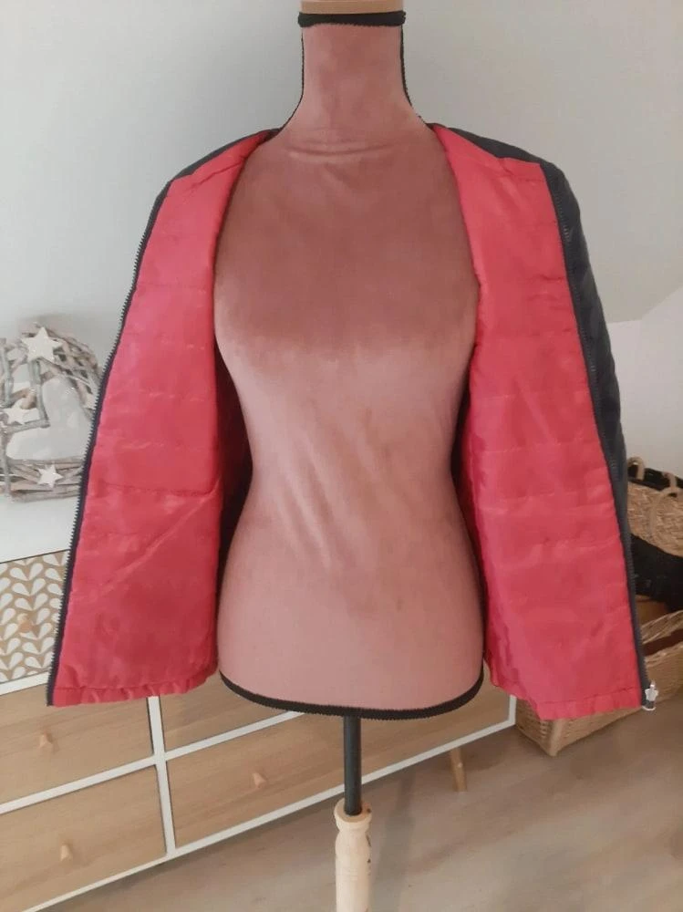 🔵Reversible quilted jacket Women size 38/M – photo 4